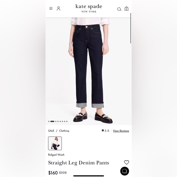 kate spade Pants - KS straight leg denim pants